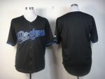 Dodgers Blank Black Fashion Stitched Jersey