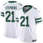 New York Jets #21 Brandon Stephens White 2025 F.U.S.E. Vapor Untouchable Limited Stitched Jersey