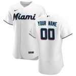 Miami Marlins Customized Authentic Stitched MLB Jersey