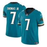 Jacksonville Jaguars #7 Brian Thomas Jr Teal 2025 F.U.S.E. Prowler Throwback Vapor Untouchable Football Stitched Jersey