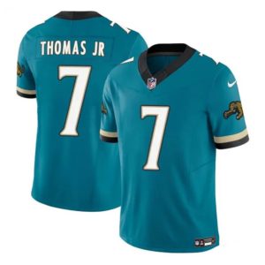 Jacksonville Jaguars #7 Brian Thomas Jr Teal 2025 F.U.S.E. Prowler Throwback Vapor Untouchable Football Stitched Jersey