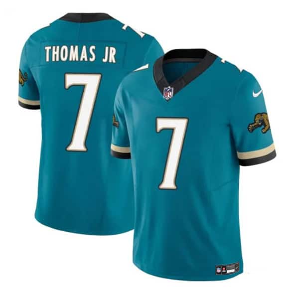 Jacksonville Jaguars #7 Brian Thomas Jr Teal 2025 F.U.S.E. Prowler Throwback Vapor Untouchable Football Stitched Jersey