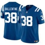 Indianapolis Colts #38 Corey Ballentine Blue 2025 F.U.S.E. Vapor Limited Stitched Jersey