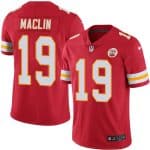 Chiefs #19 Jeremy Maclin Red Stitched Limited Rush Nike Jersey