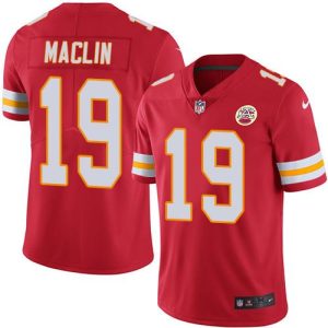 Chiefs #19 Jeremy Maclin Red Stitched Limited Rush Nike Jersey