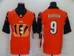 Cincinnati Bengals Orange #9 Joe Burrow Team Big Logo Limited Stitched Jersey