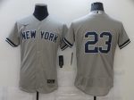 New York Yankees #23 Don Mattingly Grey Flex Base Stitched Jersey