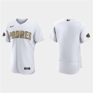 San Diego Padres Blank 2022 All-Star White Flex Base Stitched Baseball Jersey
