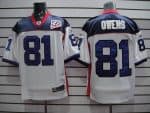 Buffalo Bills #81 Terrell Owens White Stitched Baseball Jersey