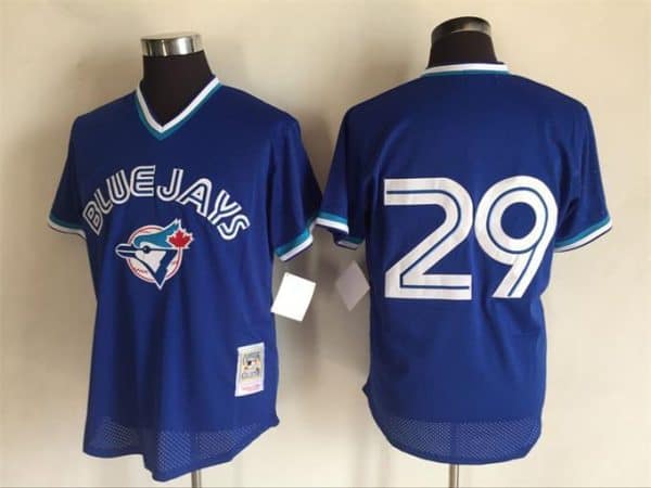 Toronto Blue Jays #29 Joe Carter Mitchell And Ness Royal Blue 1993 Throwback Stitched Jersey