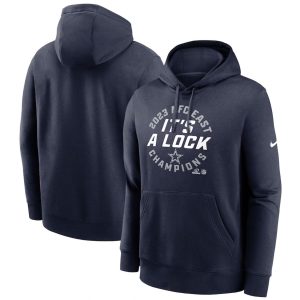 Dallas Cowboys Navy 2023 NFC East Division Champions Locker Room Trophy Collection Club Pullover Hoodie