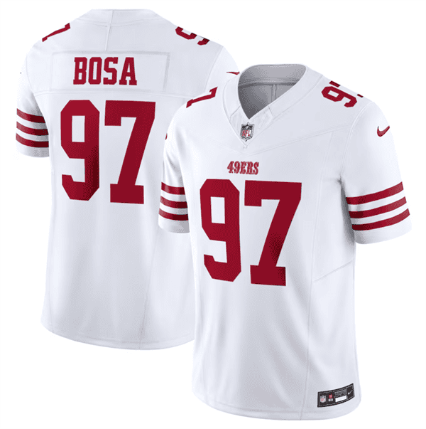 San Francisco 49ers #97 Nick Bosa White 2023 F.U.S.E. Vapor Untouchable Limited Stitched Jersey
