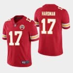 Kansas City Chiefs #17 Mecole Hardman Red Vapor Untouchable Limited Stitched Jersey