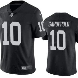 Las Vegas Raiders #10 Jimmy Garoppolo Black Vapor Untouchable Stitched Jersey