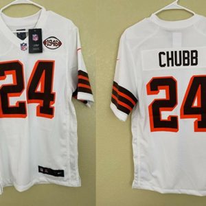Cleveland Browns #24 Nick Chubb Stitched Jersey