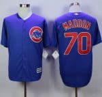 Cubs #70 Joe Maddon Blue New Cool Base Stitched Jersey