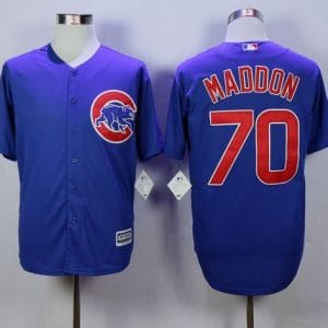 Cubs #70 Joe Maddon Blue New Cool Base Stitched Jersey