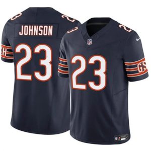Chicago Bears #23 Roschon Johnson Navy 2023 F.U.S.E. Vapor Stitched Jersey