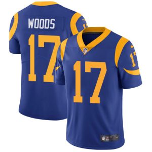 Los Angeles Rams #17 Robert Woods Royal Blue Vapor Untouchable Limited Stitched Jersey
