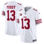 San Francisco 49ers #13 Brock Purdy White 2024 F.U.S.E. With 2-Star C Patch Vapor Untouchable Limited Stitched Jersey