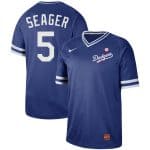 Los Angeles Dodgers #5 Corey Seager Blue Cooperstown Collection Legend Stitched Jersey