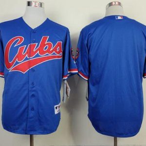 Cubs Blank Blue 1994 Turn Back The Clock Stitched Jersey