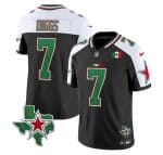 Dallas Cowboys #7 Trevon Diggs Black 2024 F.U.S.E. Mexico Alternate Vapor Untouchable Limited Stitched Jersey