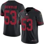 49ers #53 NaVorro Bowman Black Stitched Limited Rush Nike Jersey