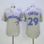 Blue Jays #29 Joe Carter Grey Flexbase Authentic Collection Stitched Jersey