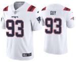 New England Patriots #93 Lawrence Guy 2020 White Vapor Untouchable Limited Stitched Jersey