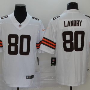 Cleveland Browns #80 Jarvis Landry New White Vapor Untouchable Limited Stitched Jersey