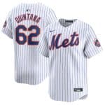 New York Mets #62 Jose Quintana White 2024 Home Limited Stitched Jersey
