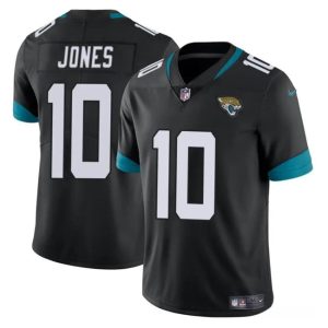 Jacksonville Jaguars #10 Mac Jones Black Vapor Untouchable Limited Stitched Jersey