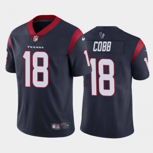 Houston Texans Navy #18 Randall Cobb Stitched Jersey