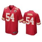 Kansas City Chiefs #54 Leo Chenal Red Stitched Football Jersey