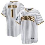 San Diego Padres #1 Yuki Matsui White 2024 World Tour Seoul Series Home Stitched Jersey