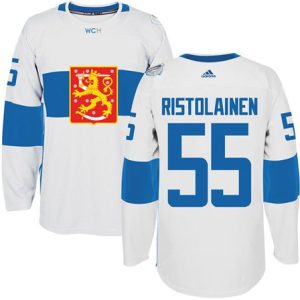 Team Finland #55 Rasmus Ristolainen White 2016 World Cup Stitched Jersey