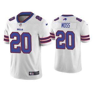 Buffalo Bills #20 Zack Moss White Vapor Untouchable Limited Stitched Jersey