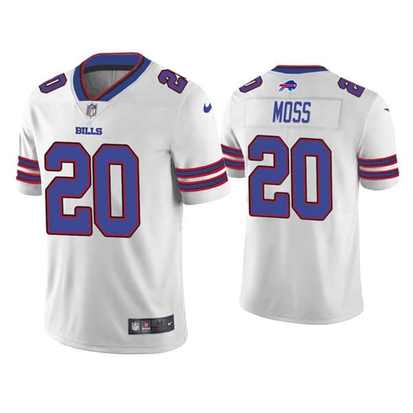 Buffalo Bills #20 Zack Moss White Vapor Untouchable Limited Stitched Jersey
