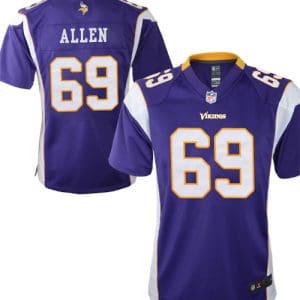 Minnesota Vikings Custom Purple Stitched Football Jersey