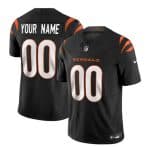 Cincinnati Bengals Custom 2023 F.U.S.E. Black Vapor Untouchable Limited Stitched Jersey