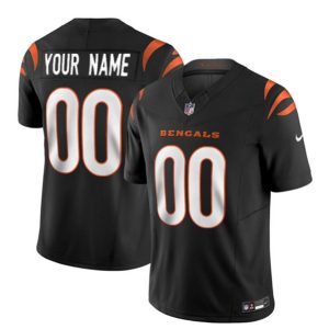 Cincinnati Bengals Custom 2023 F.U.S.E. Black Vapor Untouchable Limited Stitched Jersey