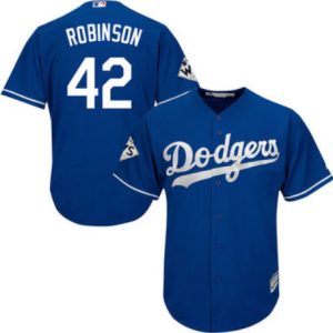Los Angeles Dodgers #42 Jackie Robinson Blue Stitched Jersey