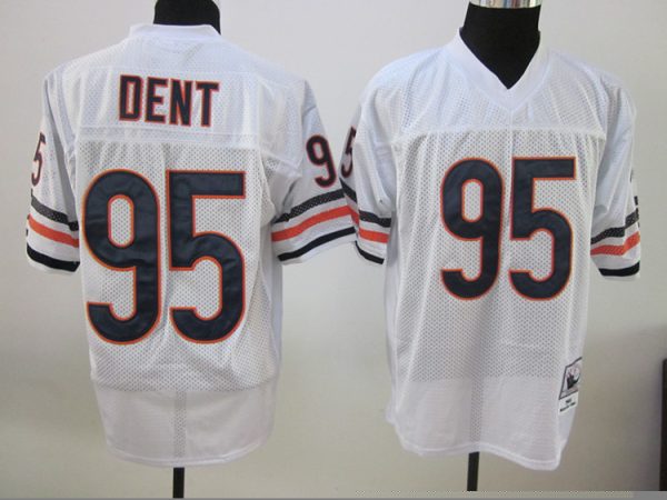 Mitchell And Ness Bears #95 Richard Dent White Stitched Jersey
