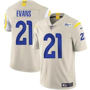 Los Angeles Rams #21 Zach Evans Bone 2024 Vapor Untouchable Stitched Jersey
