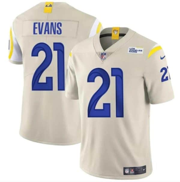 Los Angeles Rams #21 Zach Evans Bone 2024 Vapor Untouchable Stitched Jersey