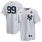New York Yankees #99 Aaron Judge White 2024 World Series Cool Base Stitched Jersey