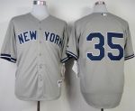 Yankees #35 Michael Pineda Grey Stitched Jersey
