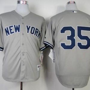 Yankees #35 Michael Pineda Grey Stitched Jersey