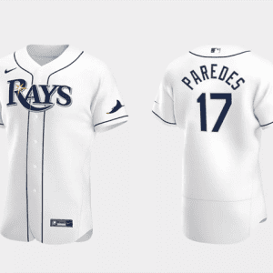 Tampa Bay Rays #17 Isaac Paredes White Flex Base Stitched Jersey